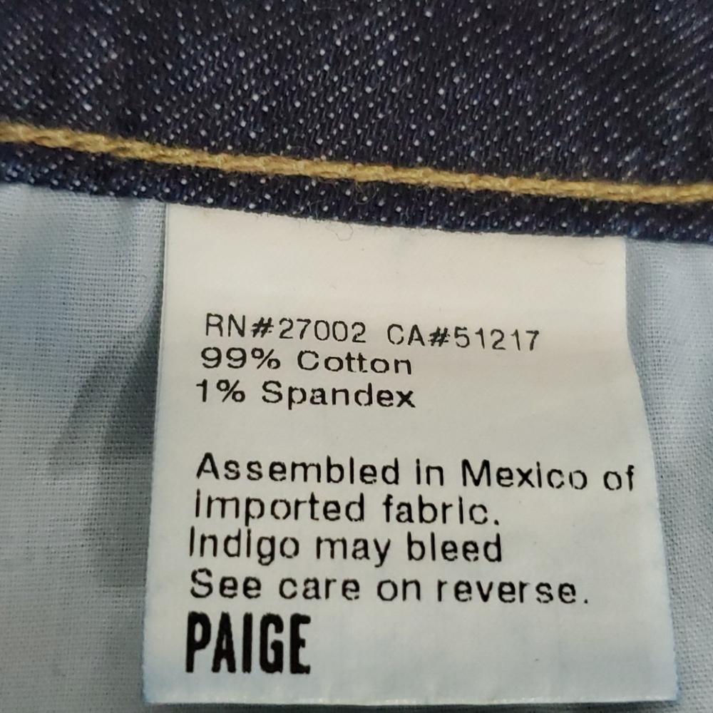 EUC PAIGE JAX RAW HEM BERMUDA (SZ 28) - Picture 7 of 9